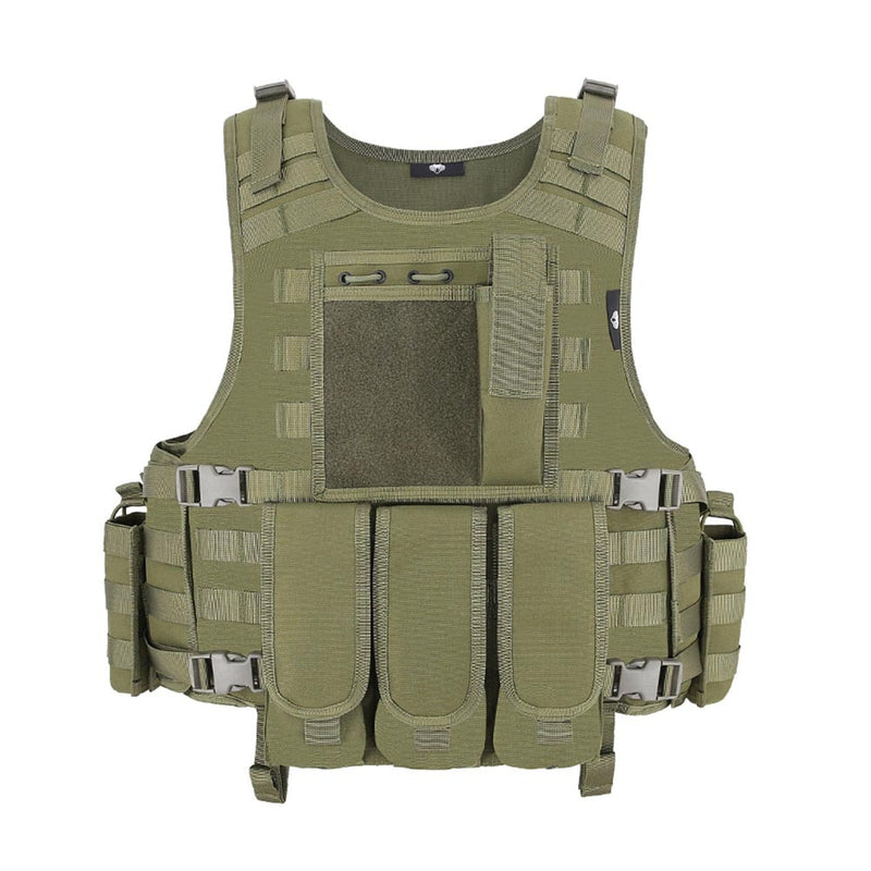 MGFLASHFORCE Molle Airsoft Vest Tactical Vest Plate Carrier Swat Fishing Hunting Paintball Vest Military Army Armor Police Vest