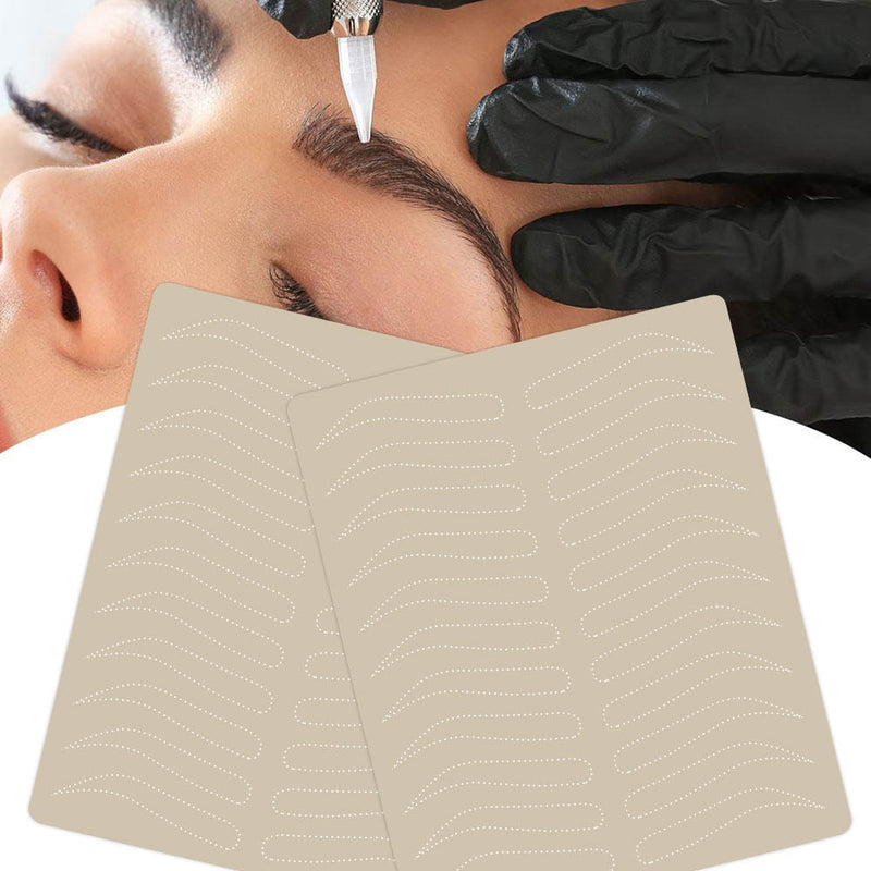 3/5/10/20 piezas Microblading ceja tatuaje práctica piel ceja maquillaje permanente suministros ceja entrenamiento piel