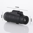 40X60 Zoom Monocular Telescope Clear Weak Night Vision Pocket Telescope With Smart Phone Holder For Camping Scope Binoculars