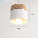 Nordic Minimalist E27 LED chandelier modern home decor wood indoor lighting bedroom living room study hanging lamp pendant light