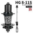 Koozer XM490 Hubs 4 rodamientos MTB Mountain Bike Hub delantero trasero QR o Thru 28/32/36 agujeros disco freno bicicleta Hub 8 9 10 11 12 velocidades