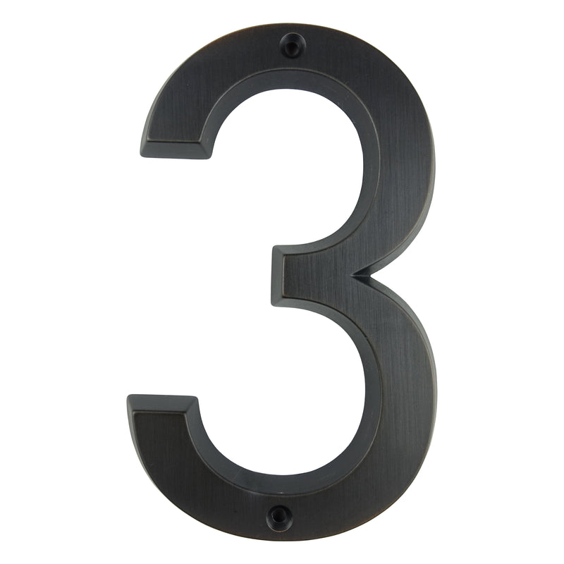 15cm Big 3D Modern House Number Door Números de dirección de casa para House Digital Door Outdoor Sign 6 pulgadas.