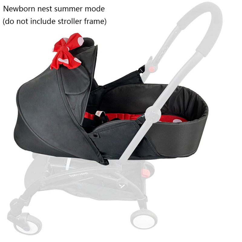 Kinderwagen Neugeborenen Nest Sommer Version Schlafsack Kinderwagen Zubehör Für Babyzen Yoyo Yoyo+ Yoya Sommer und Winter Korb