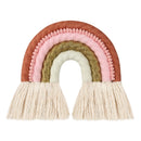 Nodic Style 8 Lines Hand-woven Rainbow Macrame Tapestry Baby Boys Baby Girls KIds Room Decor Wall hanging Decor Toys Home Decor