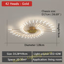 LED Lights Nordic Chandelier for Living Dining Room Bedroom Home Decoration Luxury Gold Or Black Modern Creative Hanging Lights