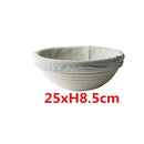 Round /Oval Banneton Brotform Bread Proofing Proving Rattan Basket Bread Banneton Dough Wicker DIY Tool