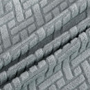 Wing back Chair Cover Jacquard Spandex Stretch Slipcovers for office Chairs Stylish 2 Piece Set With Elastic Band