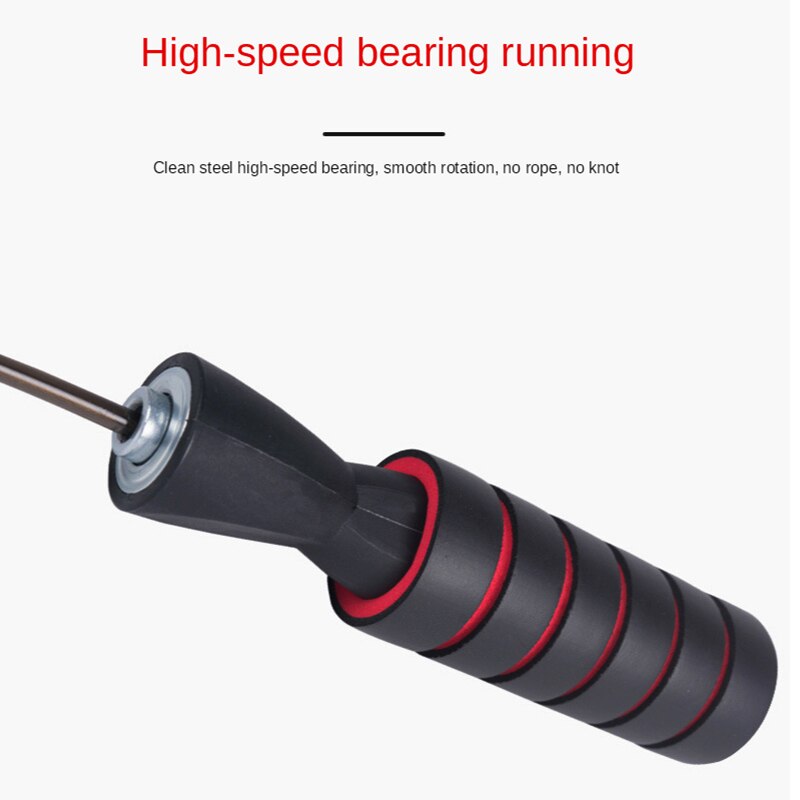 Cordless Bearing Rope Skipping Sports And Fitness Steel Wire Home Exercise PVC Jump Rope Speed Crossfit Portable