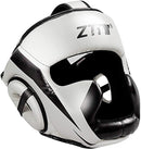 Casco de boxeo de cobertura completa ZTTY Muay Thai, casco de entrenamiento de cuero PU, casco de boxeo, equipo de gimnasio, protector de cabeza de Taekwondo