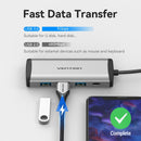 Vention USB C HUB Type C to USB 3.0 Dock Station USB C HDMI RJ45 4K for MacBook Pro Air Accessories Type C 3.1 Splitter USB HUB