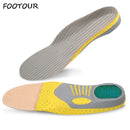 FOOTOUR Orthopedic Insoles Sports insoles Shock Absorption Arch Support Running Shoe Sole Pads insert Breathable Function Insole