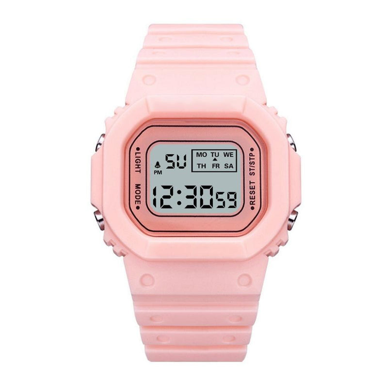 Luxus Damenuhren Mode Sport Uhr Stoppuhr Wasserdichte LED Digital Elektronische Uhr für Frauen 2022 Reloj Mujer
