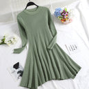 Women Long Sleeve Sweater Dress Women&