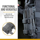 OneTigris Tactical Gun Holster Molle Modular Belt Pistolenholster für Rechtshänder Glock 17 19 22 23 31 32 34 35
