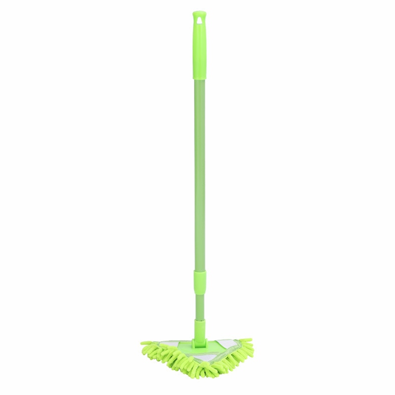 Triangle Mop Retractable Household Cleaning Lazy Magic Mop Microfiber Hand Wash Flat Mop Bathroom Glass Cleaner 180 Rotating