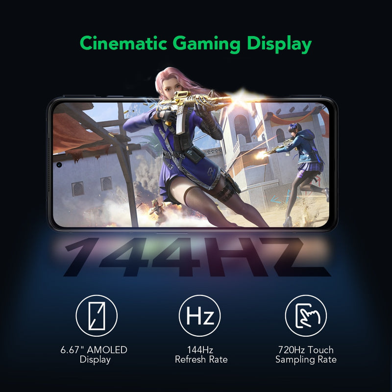 Black Shark 4 5G Gaming Phone Global Version Celular NFC Snapdragon 870 Magnetic Pop-Up Triggers 144Hz 67W Cellphone