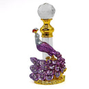 Botella de Perfume vacía árabe antigua, botella de Metal de cristal antiguo, gotero, decoración del hogar, regalo de fiesta para mujer