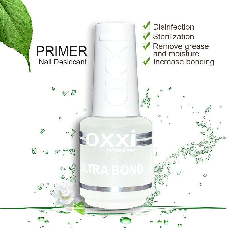 oxxi Latest 15ml Nail Rubber Base Coat Semi Permanant UV Gel Varnishes Primer for Nails Matte Top Coat Nail Art Base Top Gellak