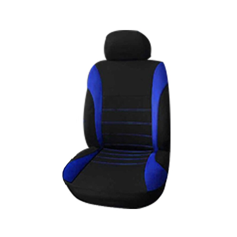 Funda de asiento de coche que se adapta a la mayoría de los coches, camiones, SUV o furgonetas, Protector de cojín automático transpirable, tela de poliéster, accesorios interiores universales