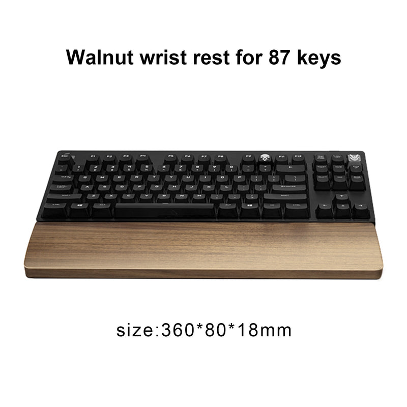 Teclado de madera de nogal Reposamuñecas Vaydeer Ergonomic Gaming Desk Muñequera Soporte