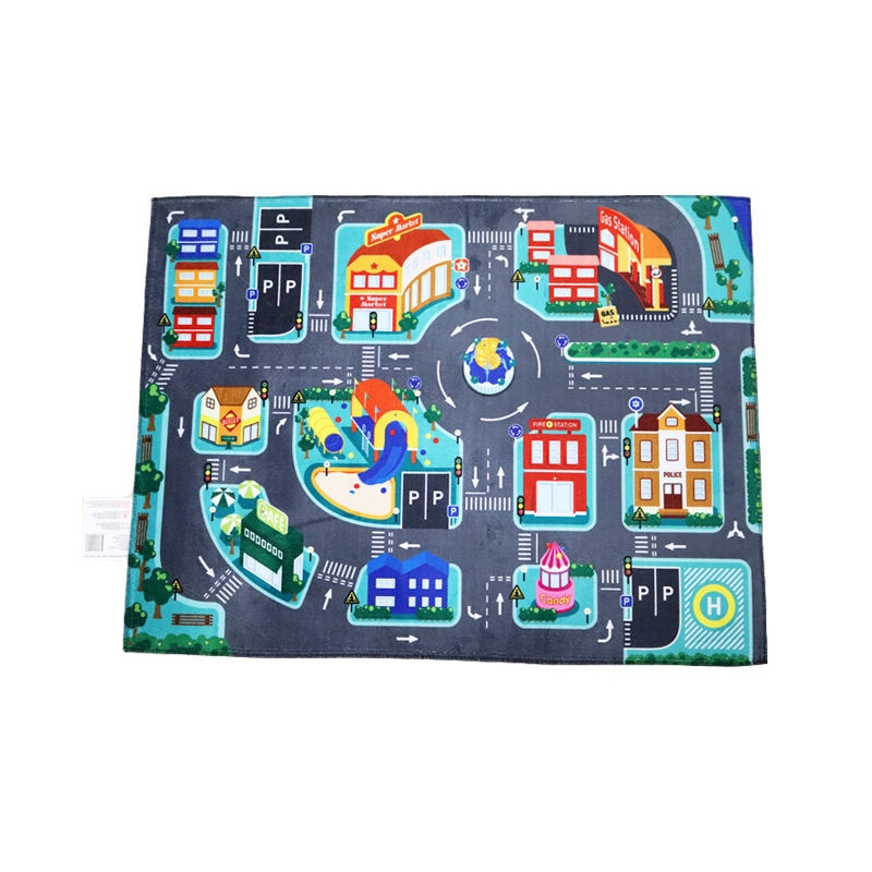 Children Play Mat LED Lighter Rode Rugs For Kid Play Children Carpets Climb Puzzle Present Fashion Floor Mat Car Birthday Gift