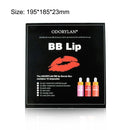 1sets 5ml Korean BB Lips Ampoule Serum Kit BB Lip Serum Pigment BB Cream Set for Lip Gloss