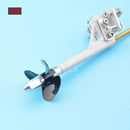 Eje de Cable flexible todo en uno de 4mm, unidad izquierda/derecha, tuerca de apoyo para perro, junta de plástico, tubo de latón y soporte Stinger Drive para Rc