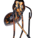 Tooarts 13inch Ant garden decor Iron garden decoration outdoor With Removable Bucket Succulent Flower Pot Trinket Storage