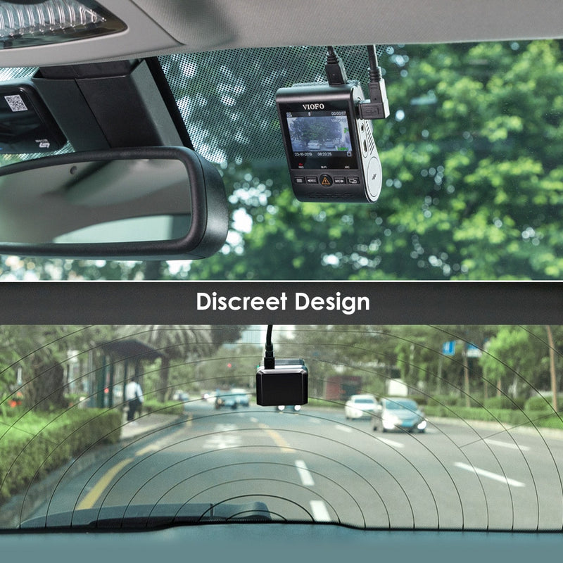 VIOFO A129 Plus Duo Car DVR Dash Cam with Rear View Camera Car Video Recorder Quad HD Night Vision Sony Sensor Dashcam with GPS