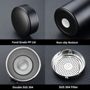 1100ml/650ml Portable Double Stainless Steel Vacuum Flask Coffee Tea Thermos Sport Travel Mug Large Capacity Thermocup