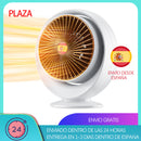 FUSIYU Mini heater, low-power electric radiator, energy saving, overheating protection and anti-roll system, Mini office and children heater, white, 800W