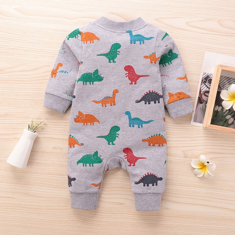 PatPat 2021 Neue Ankunft Herbst und Winter Baby Dinosaurier Overall Baby Boy Casual Tier Dinosaurier Overalls Baby Kleidung