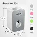 Automatic Toothpaste Dispenser Dust-proof Toothbrush Holder Wall Mount Stand Bathroom Accessories Set  Squeezer