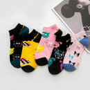 Baumwolle unsichtbare Sommerboot No Show Socken rutschfest Männer Frauen kurz Low Cut Happy Socke Hausschuhe lustige Bier Tier Hund Socken männlich