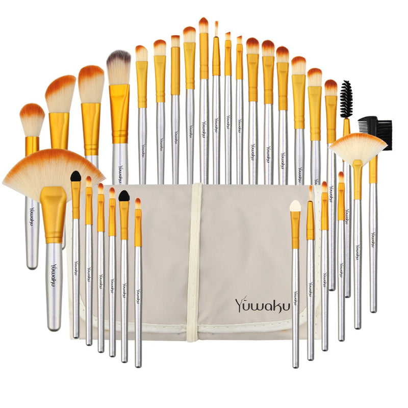 32Pcs Makeup brushes Sets With Bag Eye shadow Eyebrow highlighter Brush Kits Cosmetic Foundation brushes pincel maquiagem