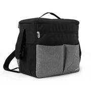 Insular Baby Diapers Bag Outdoor Travel Mommy Bag for Stroller Large Capacity Insulation Nursing Bag Polyester Solid Diaper Bag