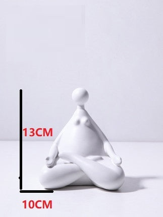 Nordic Abstract  Fat Lady Girls Figurine Decoration Figure Art Sculpture Ceramic Craft Home Decor Accessories Living Room R4576