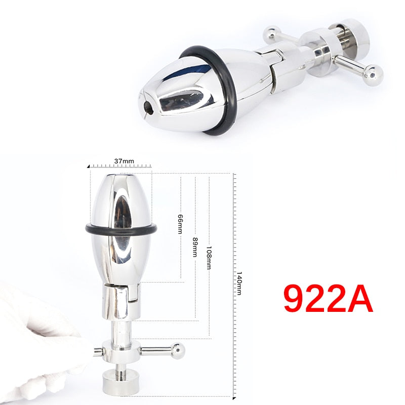Heavy Anus Beads ASSLOCK Stainless Steel Anal Plug With Lock Expanding Heavy Anus Beads ASSLOCK Stainless Steel Anal Plug With Lock Expanding