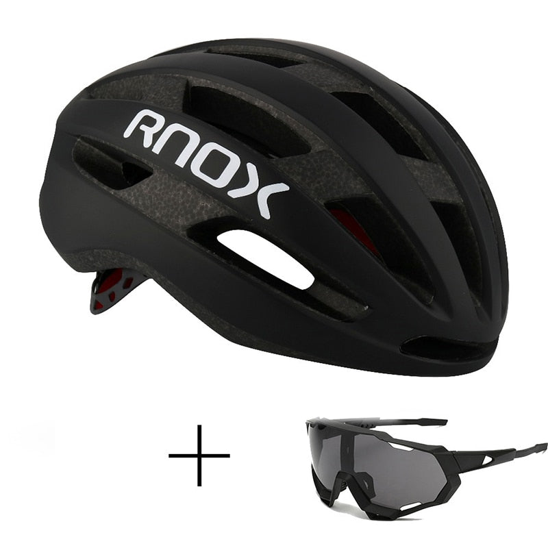 Rnox Aero Fahrradsicherheit Ultraleichter Rennradhelm Rot MTB Radfahren Stadthelm Outdoor Bergsport Cap Casco Ciclismo