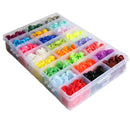 360 Sätze T5-Kunststoffdruckknopf mit Druckknöpfen, Zange, Werkzeugsatz und Organizer-Behältern, Druckknöpfe einfach auszutauschen, DIY-Familienschneider