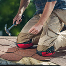 Flooring and Roofing Knee Pads with Foam Padding and No-slip Leather , Strong Double Straps and Adjustable Easy-Fix Clips
