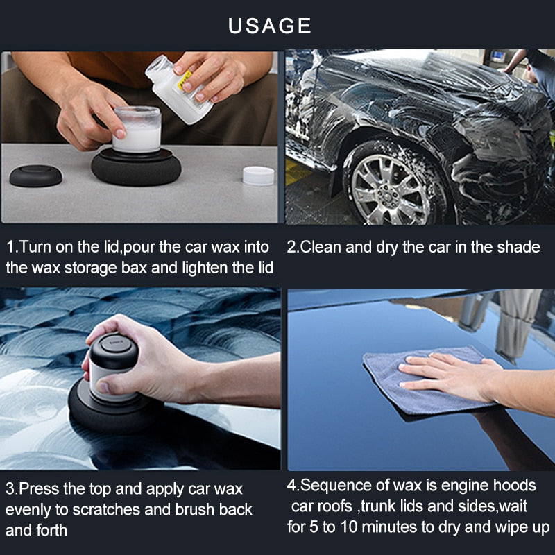 Baseus Car Polisher Scratch Repair Auto Polishing Machine Car Paint Care Clean Waxing Tools Car Accessories Auto Detailing