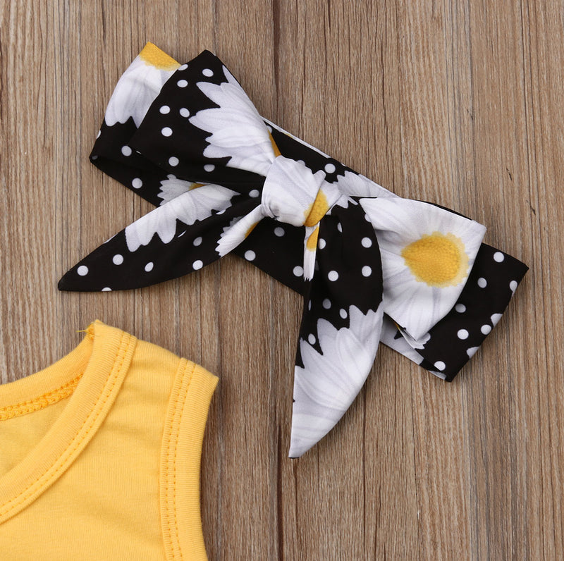 lioraitiin 1-5Years Toddler Kids Baby Girls Summer Clothing Set Floral Tops T-Shirt Short Pants Outfit Clothes Summer