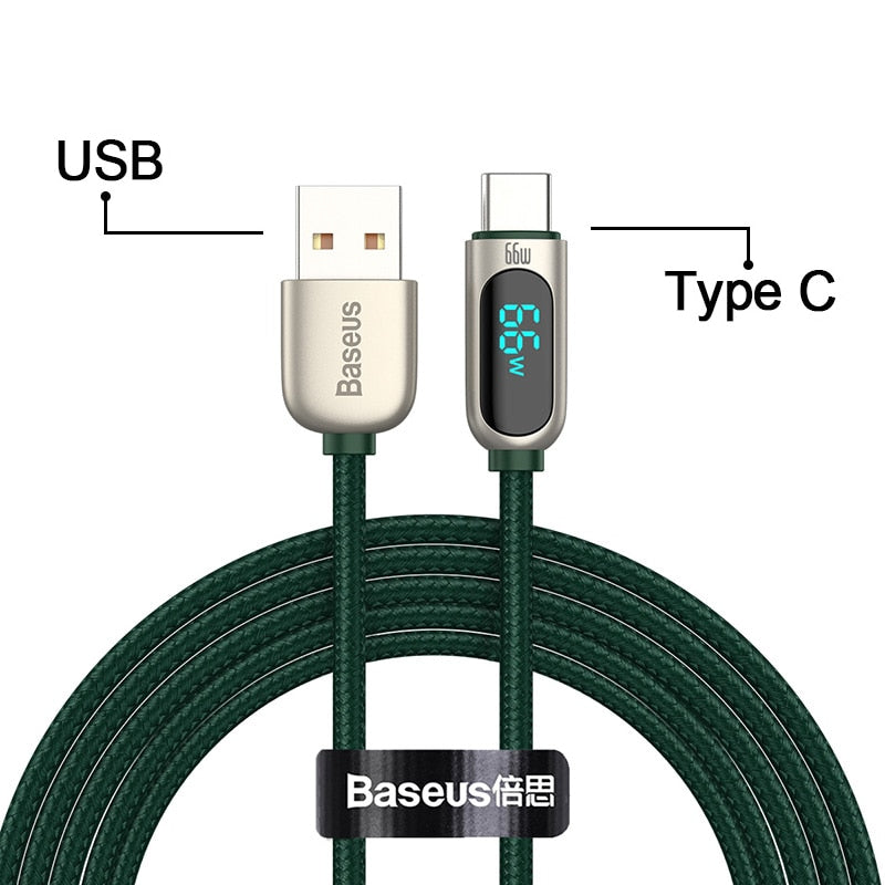 Baseus 100W USB Type C To USBC PD Cable For Xiaomi Samsung Fast Charger USB C Cable For Macbook iPad Pro Tablet Laptop Wire Cord