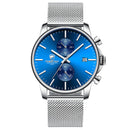 New CHEETAH Mens Watches Top Luxury Brand Fashion Sports Quartz Watch Men Stainless Steel Chronograph Clock Relogio Masculino