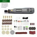 Mini Cordless Grinder Electric Drill 3Speed Adjustable Engraving Pen Cutting Polishing Rotary Tool With Dremel Accessories