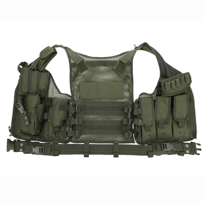 2022 Tactical Equipment Military Molle Vest Hunting Armor Vest Army Gear Airsoft Paintball Combat Protective Vest For CS Wargame