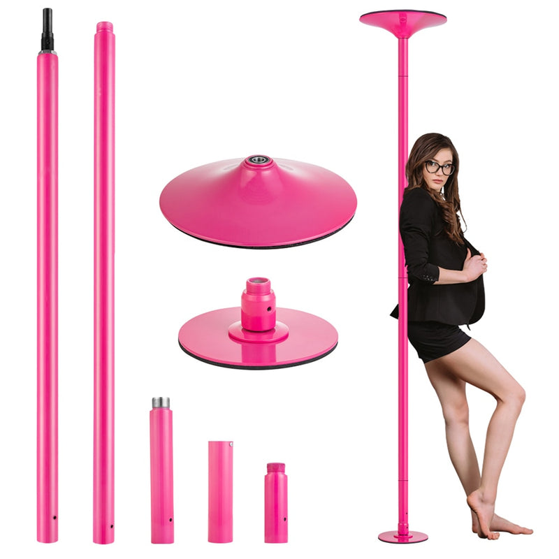 45mm Professional Golden Stripper Pole Dance Spin Pole Abnehmbarer Home Fitness Übungstraining Pole D POLE Kit Freeshipping