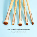 Jessup brushes 15pcs Bamboo makeup Brushes Delicate eye brochas maquillaje Professional Concealer Eyeshadow Eyeliner Beauty T137