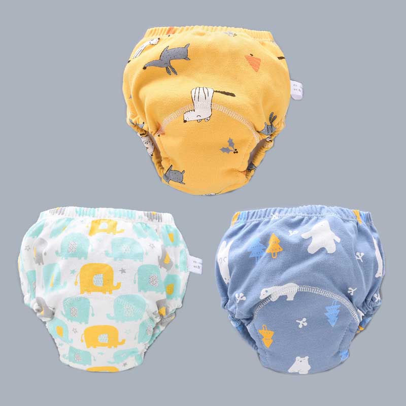 Baby Reusable Diapers Panties Potty Training Pants For Children Ecological Cloth Diaper Washable Toilet Toddler Kid Cotton Nappy